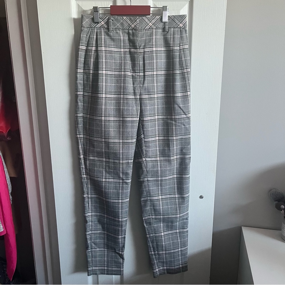 RW&Co Ankle Length Trousers | Plaid Trousers